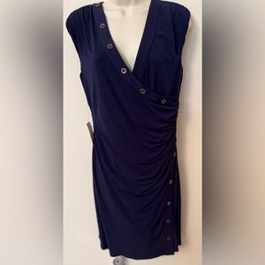 Navy blue casual dress